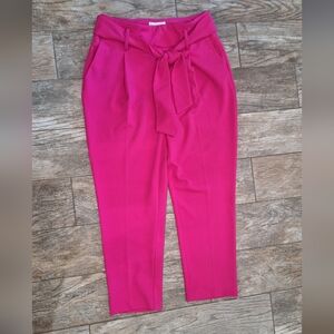 cupcakes & cashmere Pink Tie-Waist Pants